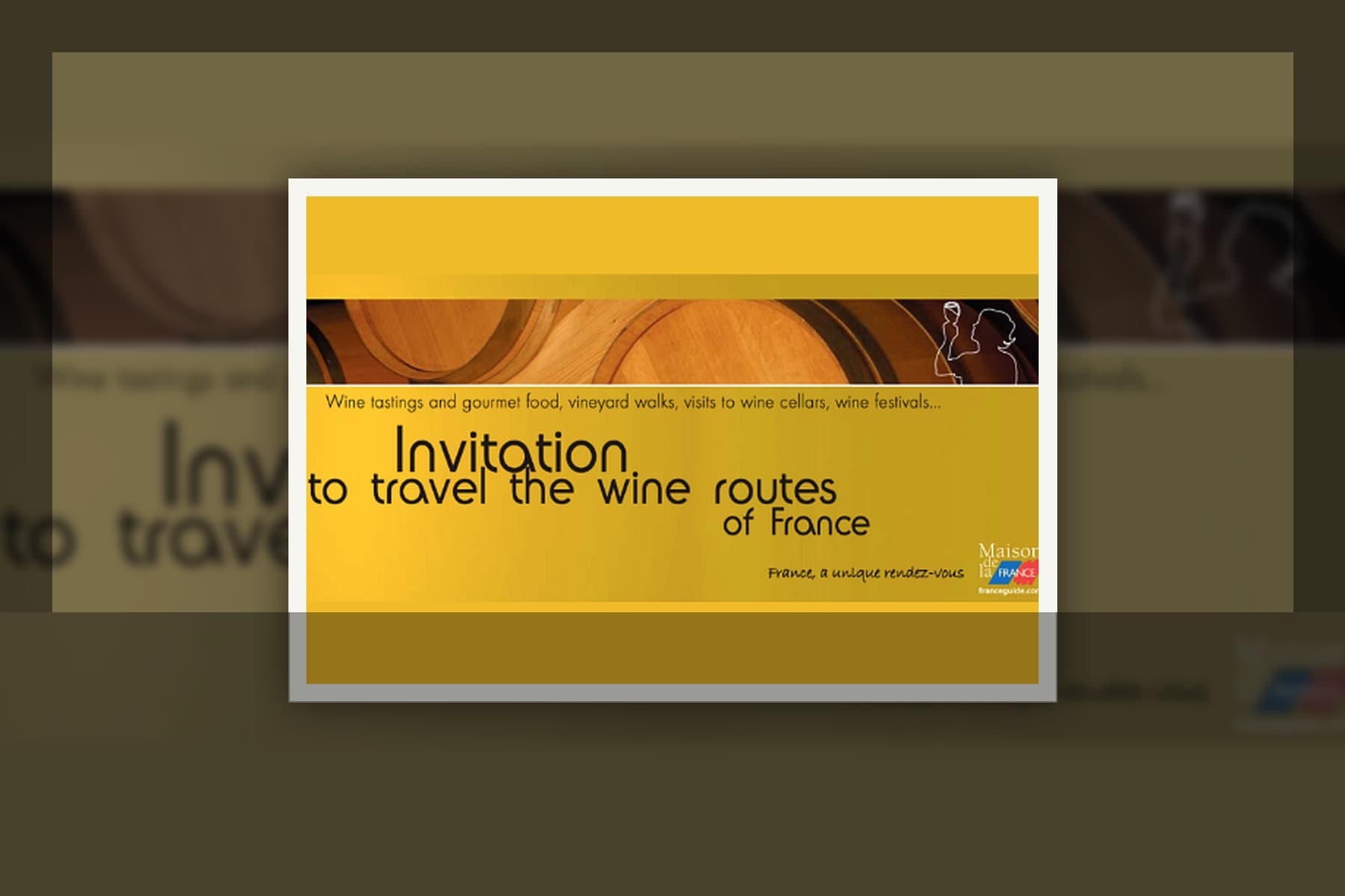 Editorial image representing Atout France brand integration work